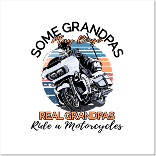 Some grandpas play bingo real grandpas ride a motorcycles Posters and Art